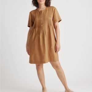 Quince Linen Short Sleeve Dress